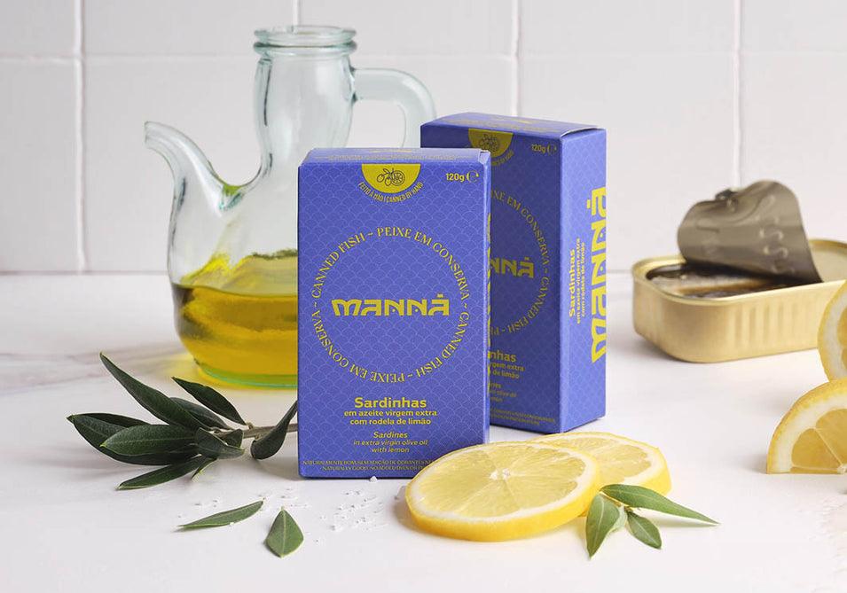 Sardines in extra virgin olive oil with lemon | Manná