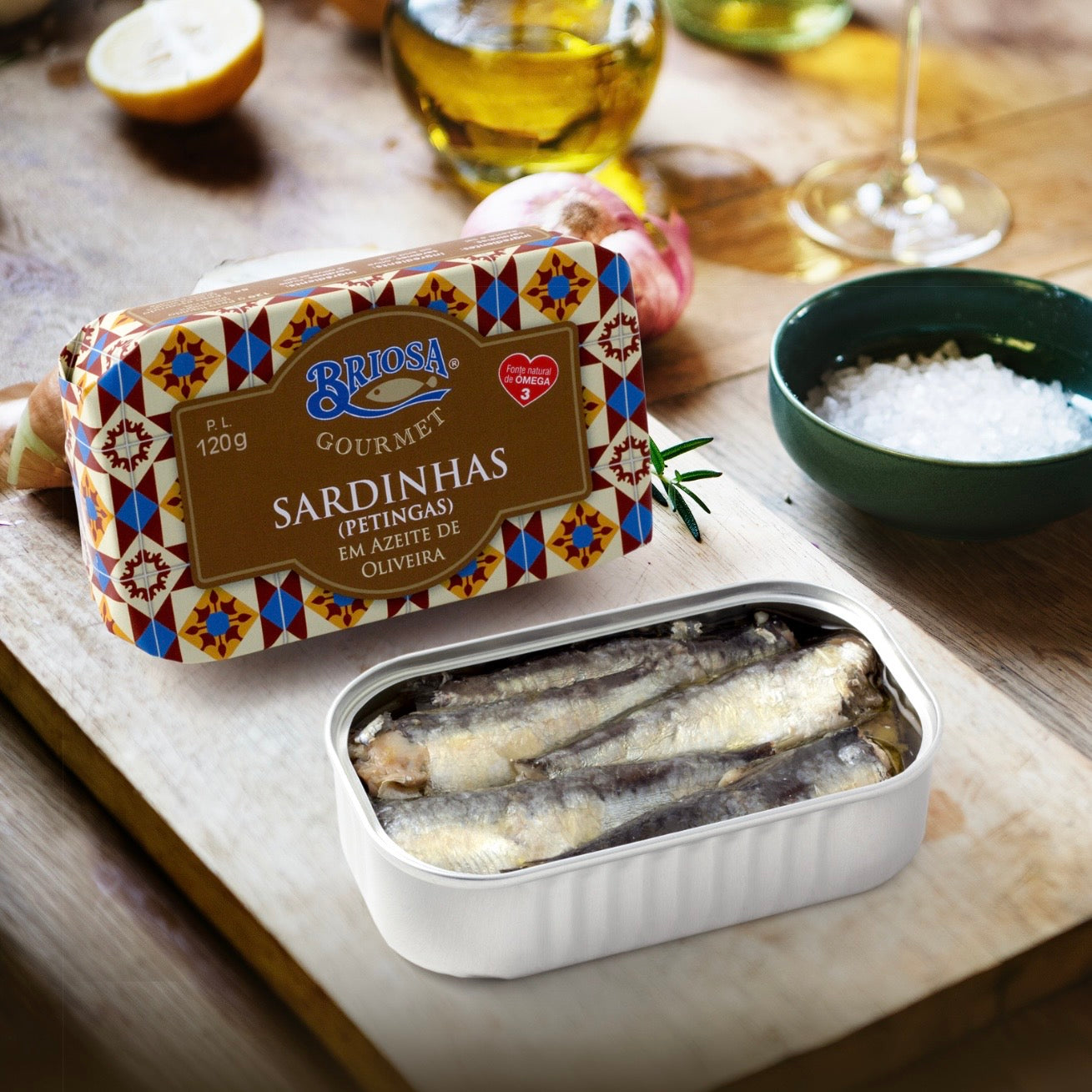 Small sardines in olive oil | Briosa Gourmet