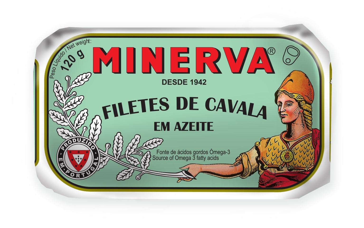 Skumbrių filė alyvuogių aliejuje Minerva Classic
