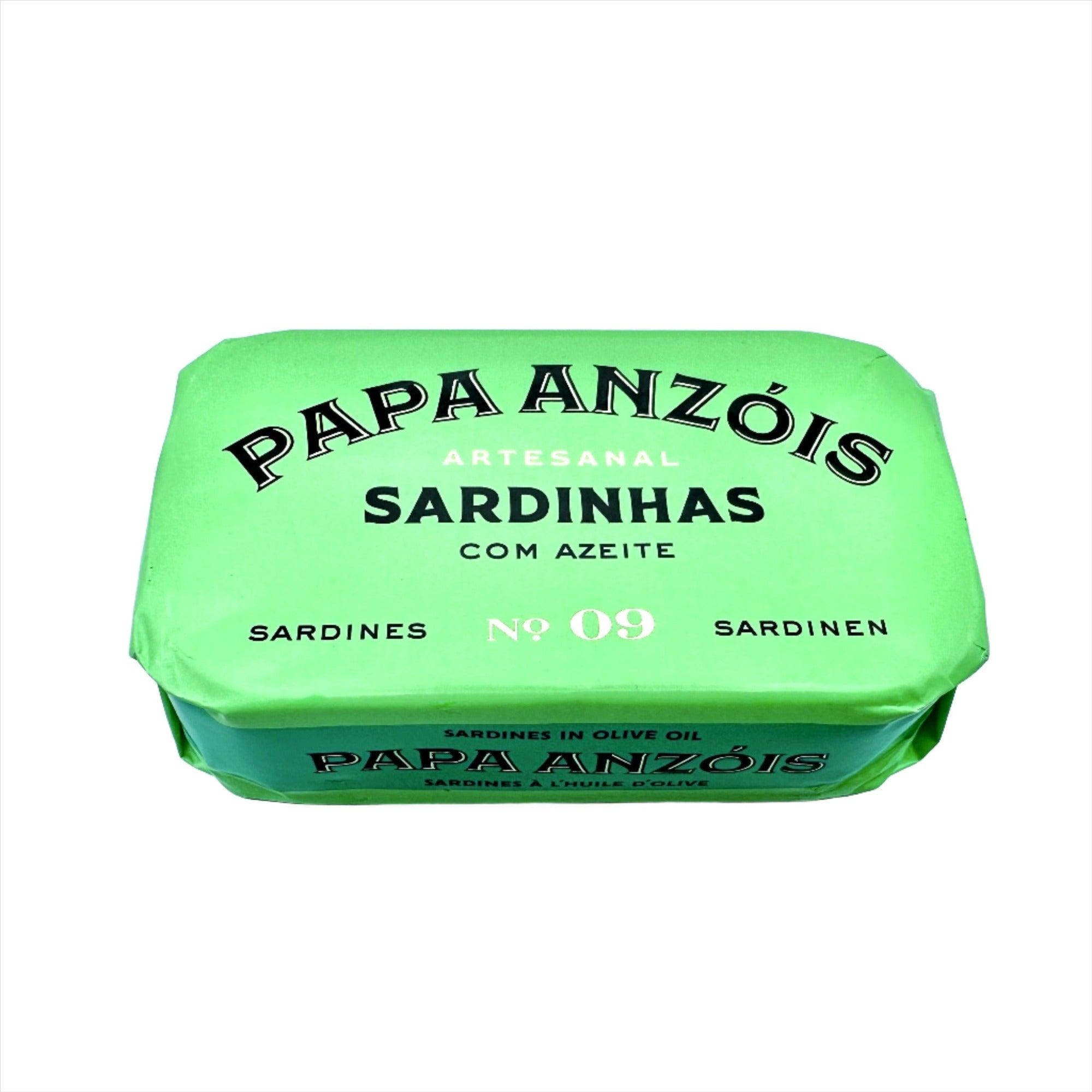 Sardines in virgin olive oil | Papa Anzóis